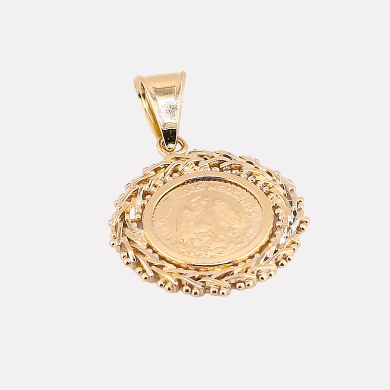 Dije Imit. Moneda 14k 2g